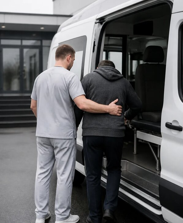 Организация медтранспортировки в Богородицке от 5343 р. | Медзона
