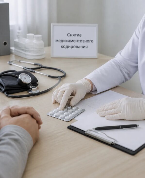 Снятие медикаментозного кодирования в Богородицке от 5343 р. | Медзона